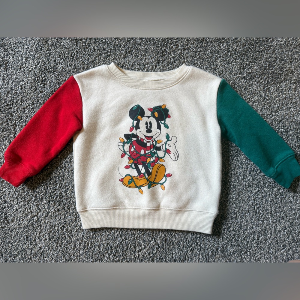 Disney Christmas Mickey Mouse Crewneck